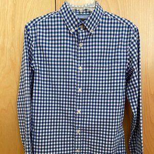 ❌SOLD❌Banana Republic Men Cotton Blue Plaid Shirt